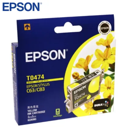 Epson T0474 Yellow Original Ink Cartridge