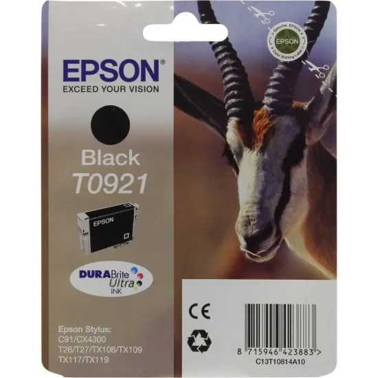 Epson T0921 Black Original Ink Cartridge