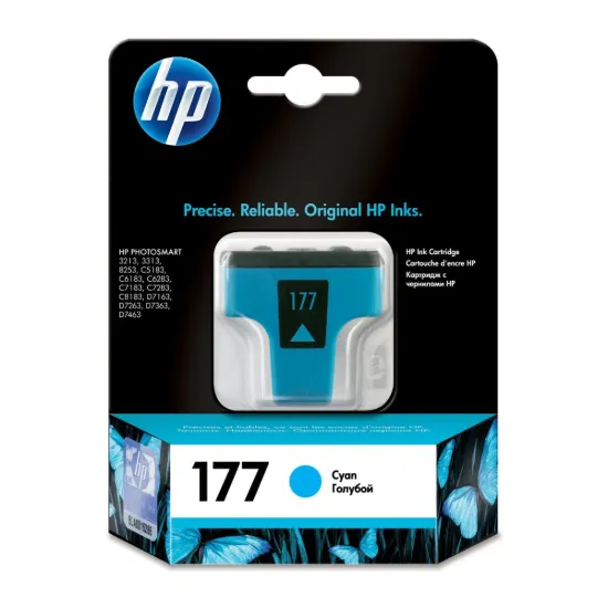 HP 177 Cyan Original Ink Cartridge