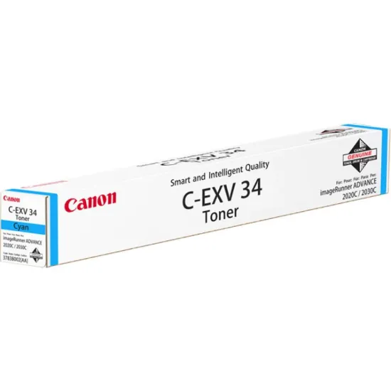 Canon C-EXV34C Cyan Original Toner Cartridge