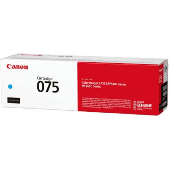 Canon CRG-075C Cyan Original Toner Cartridge