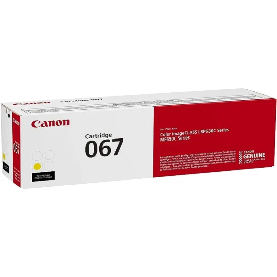 Canon EP-067Y Yellow Original Toner Cartridge