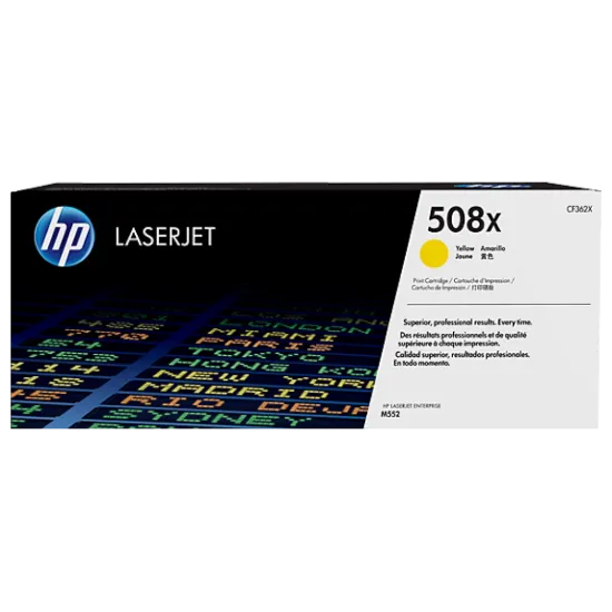 HP 508X Yellow Original Toner Cartridge
