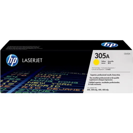 HP CE412A Yellow Original Toner Cartridge