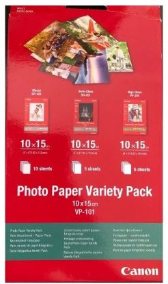 Picture of Canon VP-101 Variety Pack 4r 10x15cm Glossy Photo Paper