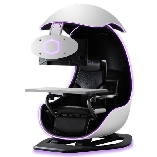Picture of Cooler Master ORB X ARGB Immersive Multi-Purpose Station – Black & White