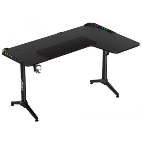 Picture of Twisted Minds WARRIOR Gaming Desk – Right, Black