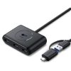 صورة UGREEN 40850 موزع USB Hub بأربع منافذ USB 3.0 – كابل USB-A وUSB-C بطول 1 متر