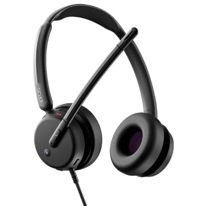 صورة EPOS Impact 460T سماعة رأس سلكية On-Ear – USB-C وUSB-A، تقنية متقدمة لتصفية الضوضاء
