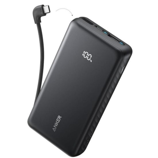 Picture of Anker Zolo Power Bank, 20k, 22.5W Power Bank - Black