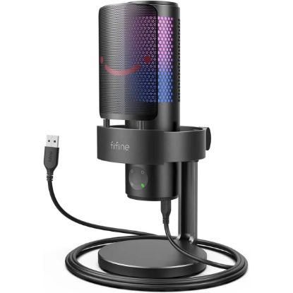 Picture of FIFINE AMPLIGAME A9 USB RGB Gaming Microphone - Black