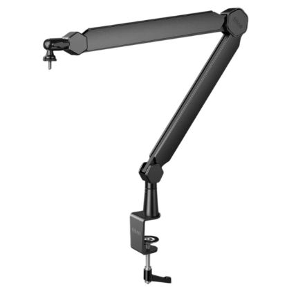 Picture of FIFINE BM66 Microphone Boom Arm Stand, Mics For Streaming, Podcasting - Black