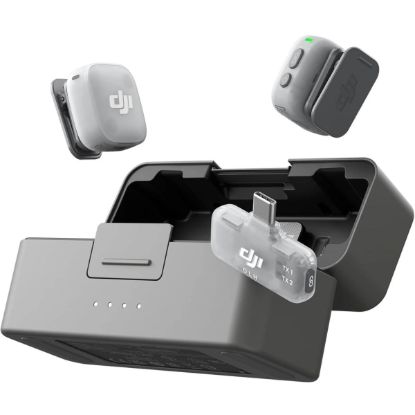 Picture of DJI Mic Mini 2 (2 TX + 1 Mobile RX + Charging Case) Lavalier Wireless Vlogging Mic