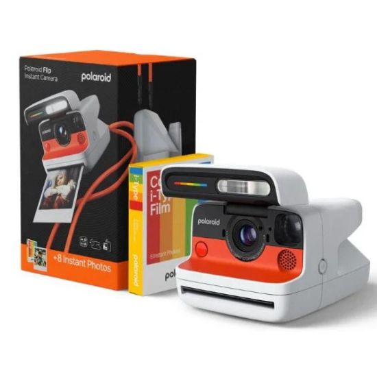 Picture of Polaroid Flip Instant Film Camera Starter Set With Color Film Bundle - POL 6571 (1 Year Warranty)