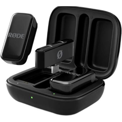 Picture of RØDE Wireless Micro Compact Wireless Microphone System with Charging Case - USB-C (Black)