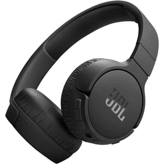 Picture of JBL Tune 670NC Adaptive Noise Cancelling Wireless On-Ear Headphones - Black