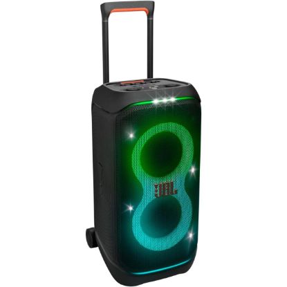 Picture of JBL PartyBox Stage 320 Portable Party Speaker with Wide Wheels & Futuristic Lightshow - Black