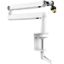 صورة Fifine BM88W Low-Profile Microphone Boom Arm Stand with Cable Channels - White