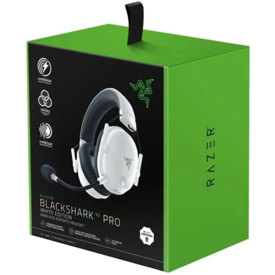 Picture of Razer BlackShark V2 Pro 2023 Wireless Gaming Headset THX 7.1 70H Battery - White Edition