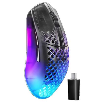 Picture of SteelSeries Aerox 3 Wireless Gen 2 Super-Light 68g Gaming Mouse 26K DPI 4K Polling - Shadow
