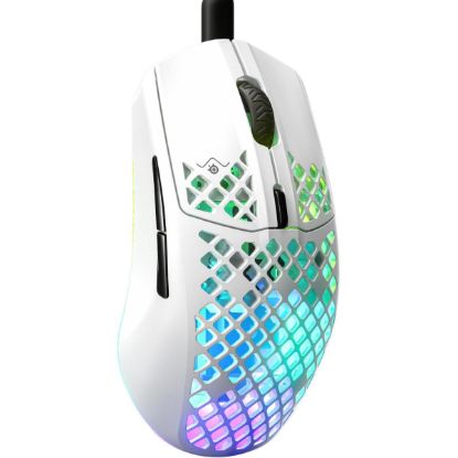 Picture of SteelSeries Aerox 3 Wired Ultra-Lightweight Gaming Mouse 8500 DPI IP54 - Snow