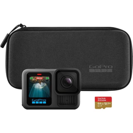 Picture of GoPro HERO13 Black Action Camera Specialty Bundle 5.3K60 Video 27MP 64GB Card Included