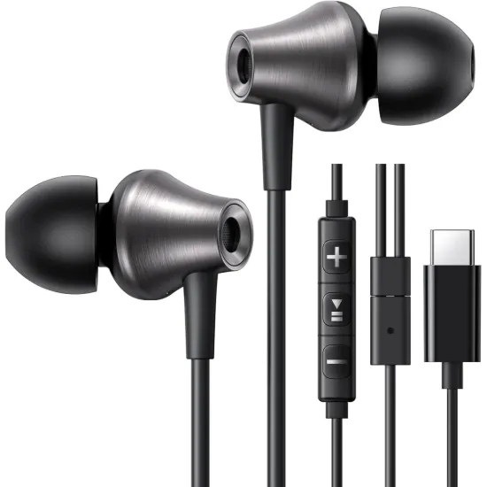 Picture of UGREEN EP105 USB-C Wired In-Ear Earphones - White | 35754