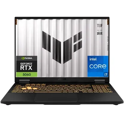 صورة لابتوب قيمنق أسوس TUF Gaming F16 FX608JMR - معالج Intel Core i7 14650HX الجيل الرابع عشر - كرت شاشة NVIDIA RTX 5060 8GB - شاشة 16 بوصة FHD+ IPS بمعدل تحديث 165Hz - رام 32GB DDR5
