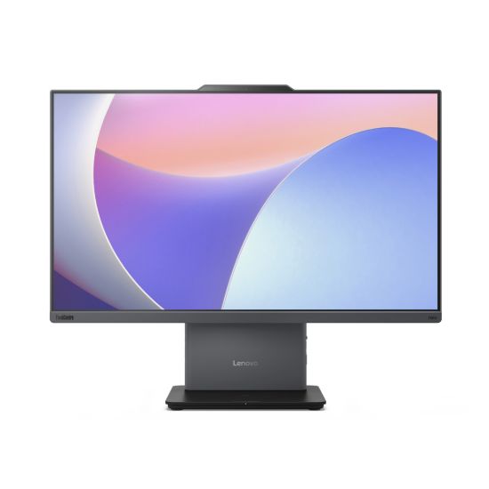 صورة جهاز لينوفو ThinkCentre neo 50a 27 الجيل السادس - شاشة لمس 27 بوصة FHD متكاملة، معالج Intel Core Ultra 7 256V، كرت رسوميات Intel Arc مدمج، رام 16GB LPDDR5X، تخزين 512GB PCIe 4.0 SSD، سماعات Harman، كاميرا 5 ميجابكسل، Wi-Fi 6 وإيثرنت، لون Luna Grey - ضمان 3 سنوات