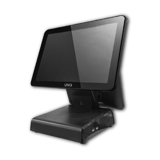 صورة جهاز نقطة بيع POS UNIQ-13 بشاشتين (الجيل الثالث)