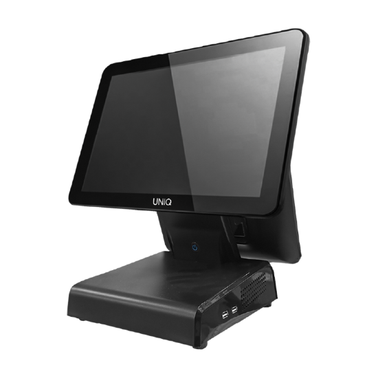 صورة جهاز نقطة بيع POS UNIQ-8B بشاشتين (الجيل الرابع)