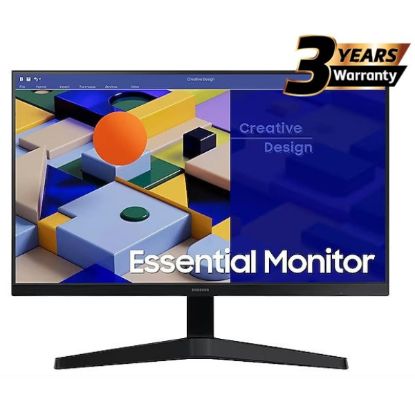 صورة شاشة سامسونج C310 مسطحة مقاس 24 بوصة Full-HD IPS - 75Hz، دعم AMD FreeSync، 5ms (GTG)، تصميم بلا حواف