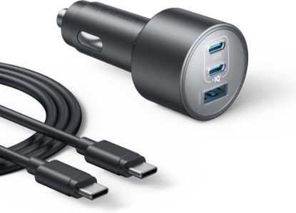 Picture of Anker 167.5W Max 3-Port Ultra-Compact USB-C Fast Charging Car Charger