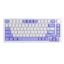Picture of ATTACK SHARK X85 75% Tri-Mode Mechanical Keyboard - White Purple, White Jade Switch
