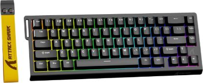 Picture of ATTACK SHARK X68 HE 65% Wired Magnetic Gaming Keyboard - Black