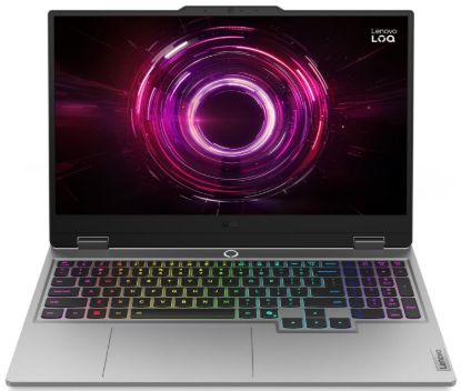 صورة لابتوب قيمنق لينوفو LOQ الجيل العاشر (2025) بقدرات ذكاء اصطناعي - معالج AMD Ryzen 7 250 (8 أنوية)، كرت شاشة NVIDIA RTX 5050 بذاكرة 8GB GDDR7، شاشة IPS بمعدل تحديث 144Hz، لون Luna Grey