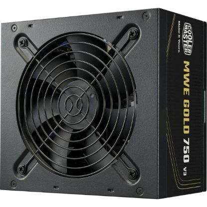 صورة مزود طاقة Cooler Master MWE Gold 750 V3 بقدرة 750W غير معياري بشهادة 80 Plus Gold - ATX 3.1 موصل (12V-2x6) PCIe 5.1