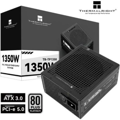 Picture of Thermalright TP1350 Platinum 1350W ATX 3.0 PCIe 5.0 (12VHPWR) 80 Plus Platinum Full Modular Power Supply - Smart Fan