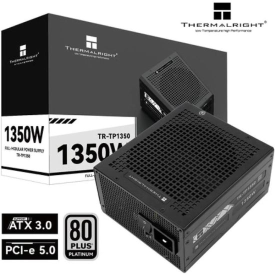Picture of Thermalright TP1350 Platinum 1350W ATX 3.0 PCIe 5.0 (12VHPWR) 80 Plus Platinum Full Modular Power Supply - Smart Fan