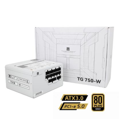 Picture of Thermalright TG-750-W Gold 750W ATX 3.0 PCIe 5.0 (12VHPWR) 80 Plus Gold Full Modular Power Supply - Smart Fan, White