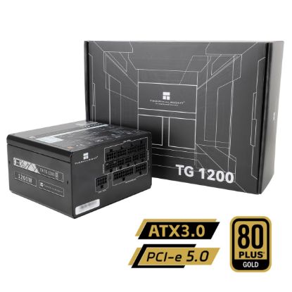 Picture of Thermalright TG-1200 Gold 1200W ATX 3.0 PCIe 5.0 (12VHPWR) 80 Plus Gold Full Modular Power Supply - Smart Fan