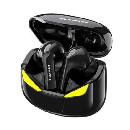 Picture of AWEI T35 Gaming Earbuds with Microphone - Wireless Bluetooth, High Sensitivity, Game/Music Mode, Breathing Lights, 45ms Ultra-Low Latency
