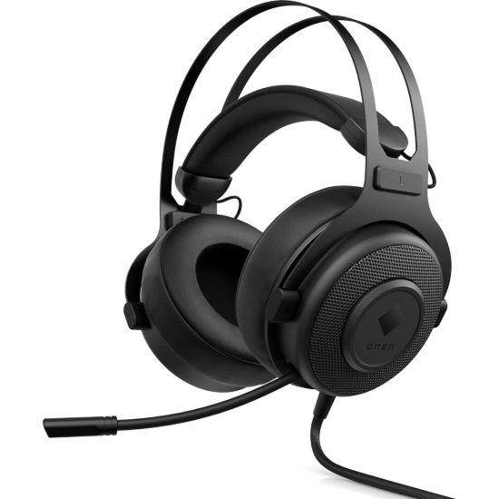 Picture of HP OMEN Blast Wired Professional Gaming Headset - Black, 7.1 Surround Sound, 360° Spatial Audio, Unidirectional Built-In Mic, OMEN Audio Lab Control, Multi-Platform PC/Xbox One/PS4