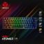Picture of FANTECH ATOM63 MK859 Wired RGB 60% Modular Mechanical Gaming Keyboard - Detachable Type-C, Red Switch, Black (Arabic Layout)