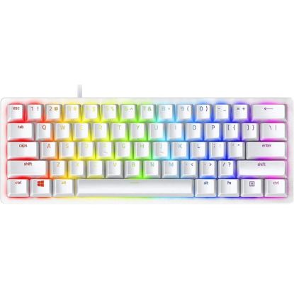 Picture of Razer Huntsman Mini 60% Chroma RGB Wired Mechanical Gaming Keyboard (Detachable Type-C) - Clicky Optical Switch (Purple), Aluminum Body, Fully Programmable Keys, Mercury