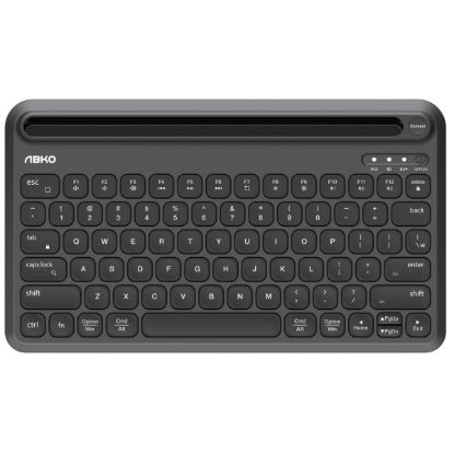 Picture of ABKONCORE TOS250 Multi-Device Wireless Keyboard - RGB Backlighting, Bluetooth 5.1 Connectivity, Type-C Charging Port, Slim 78-Key Compact Design