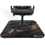 Picture of Arozzi Zona Quattro Microfiber Gaming Chair Floor Mat - Anti-Slip, Noise Dampening, for Carpet & Office Chairs, Black Gold