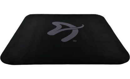 Picture of Arozzi Zona Quattro Microfiber Gaming Chair Floor Mat - Anti-Slip, Noise Dampening, for Carpet & Office Chairs, Black Grey