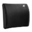 Picture of Arozzi Lumbar Support Pillow - High-Quality Memory Foam, Universal & Portable, Black Velour