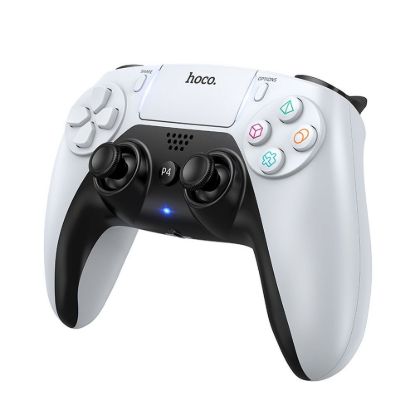 Picture of HOCO GA1 Phoenix PS4 Wireless Game Controller - Bluetooth 4.2, 800mAh, White